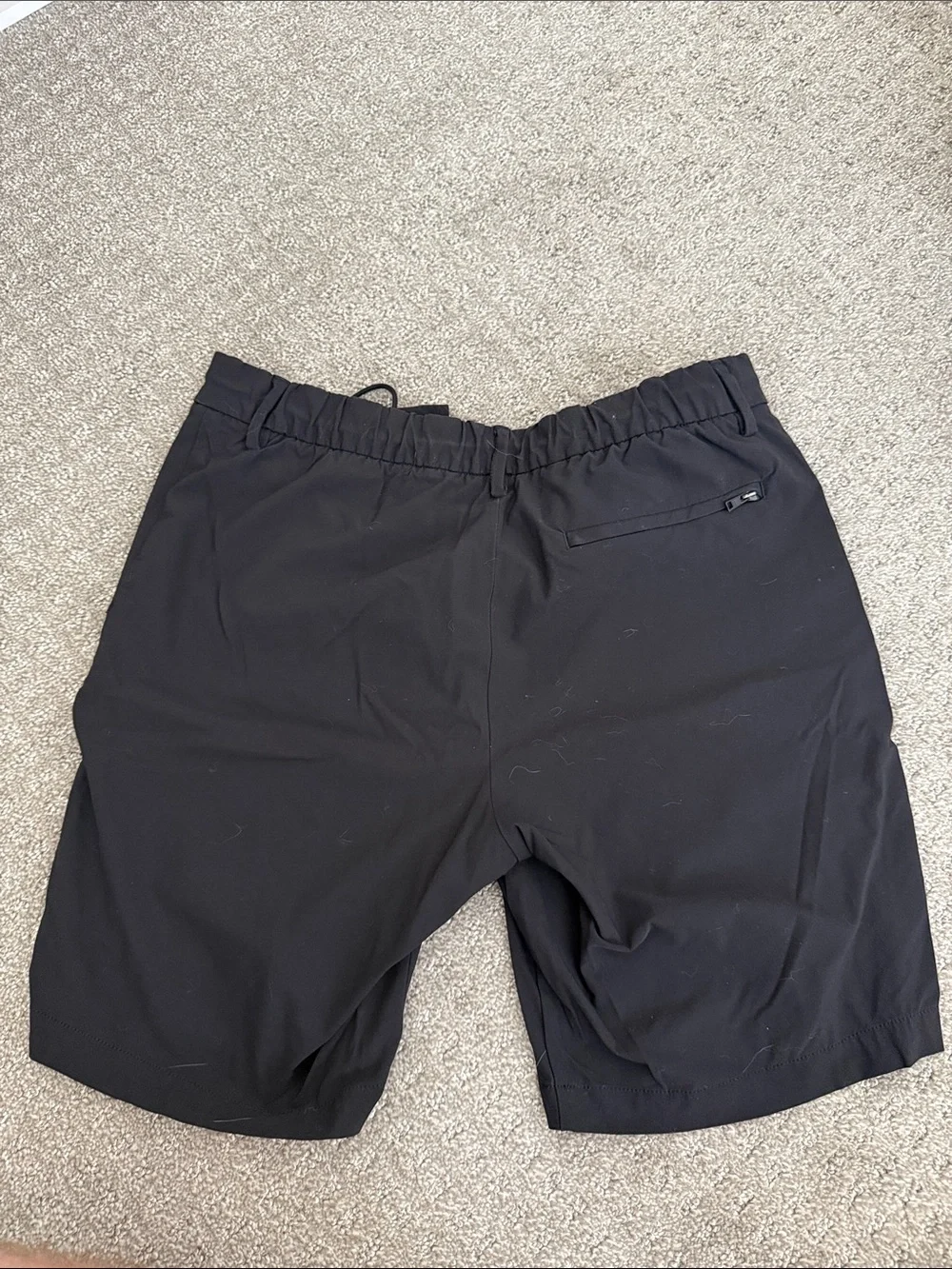Banana Republic Men’s Black Flat-Front Stretch Shorts